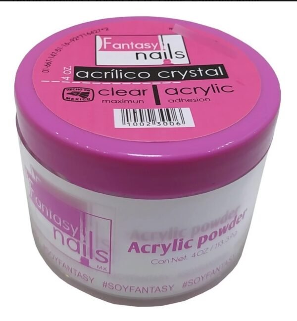 Fantasy nails acrylic powder crystal 2 oz